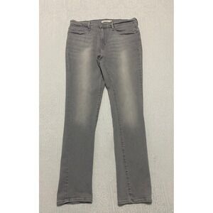 Levi's Mid Rise Skinny Women's Jeans Size 32‎ Gray Denim Comfort Stretch